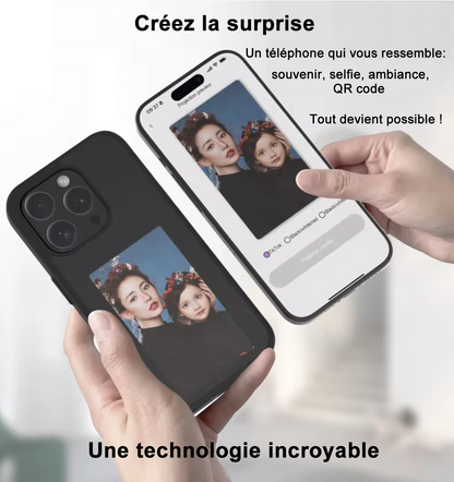 Coque NFC iPhone écran 4 couleurs