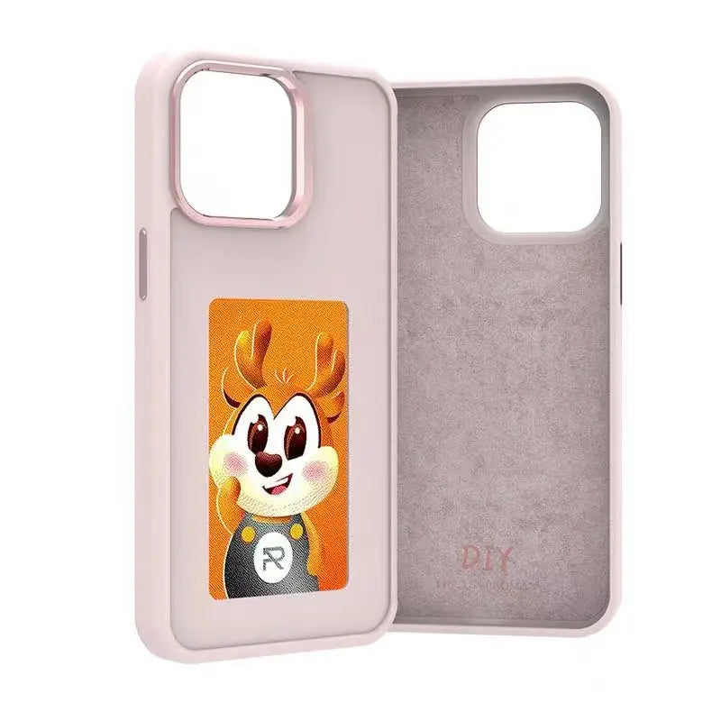 Coque NFC Iphone avec écran 4 couleurs