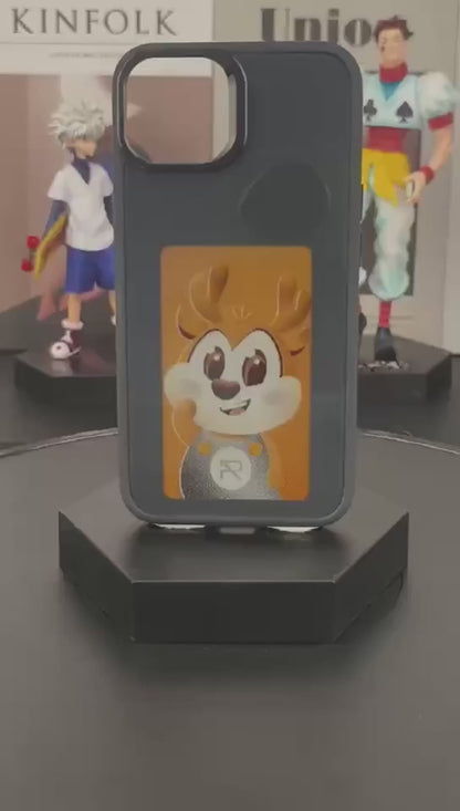 Coque NFC iPhone écran 4 couleurs